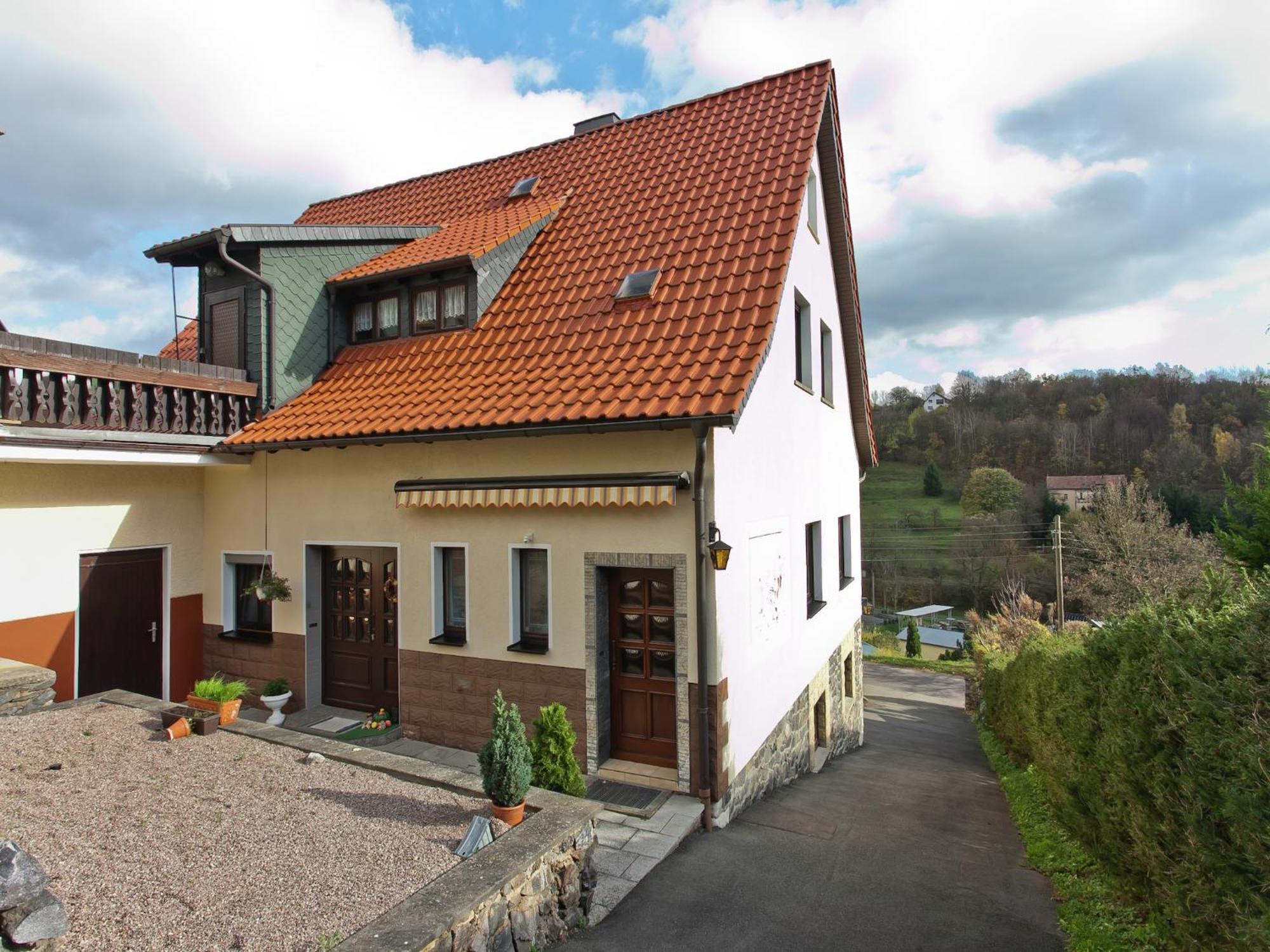 Lovely Holiday Home In The Thuringian Forest With Roof Terrace And Great View Bad Liebenstein Exterior foto